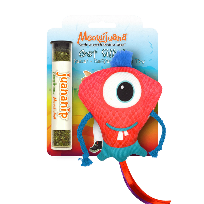 SmarterPaw | Meowijuana & Doggijuana - Meowijuana® Get Silly Ruby Rascal Refillable Cat Toy - Dog.Dog.Cat.
