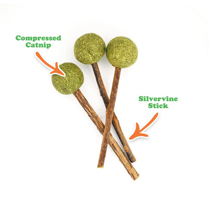 SmarterPaw | Meowijuana & Doggijuana - Meowijuana® Lollies - Silvervine Sticks With Catnip - Dog.Dog.Cat.