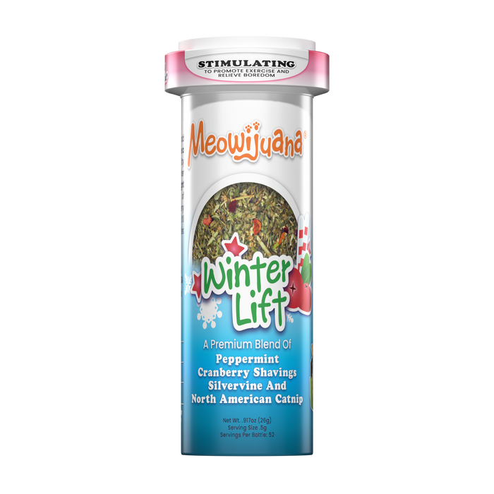 SmarterPaw | Meowijuana & Doggijuana - Meowijuana® Winter Lift - Catnip Blend - Dog.Dog.Cat.