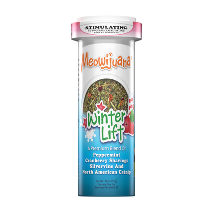 SmarterPaw | Meowijuana & Doggijuana - Meowijuana® Winter Lift - Catnip Blend - Dog.Dog.Cat.