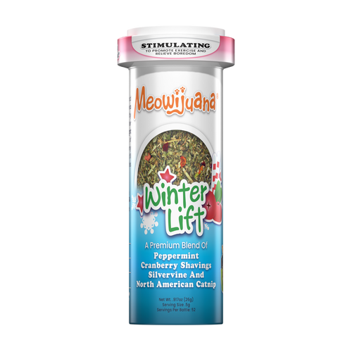 SmarterPaw | Meowijuana & Doggijuana - Meowijuana® Winter Lift - Catnip Blend - Dog.Dog.Cat.