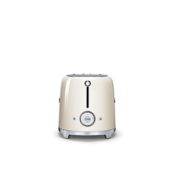 Smeg 50's Retro Style 2 Slice Toaster | Cream Smeg Toaster Euronics Ireland