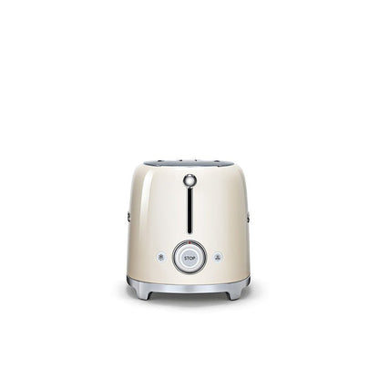 Smeg 50's Retro Style 2 Slice Toaster | Cream Smeg Toaster Euronics Ireland