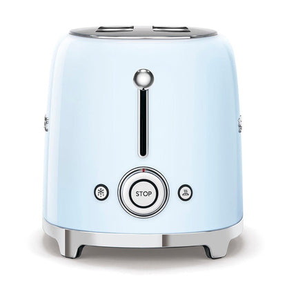 Smeg 50's Retro Style 2 Slice Toaster | Pastel Blue Smeg Toaster Euronics Ireland