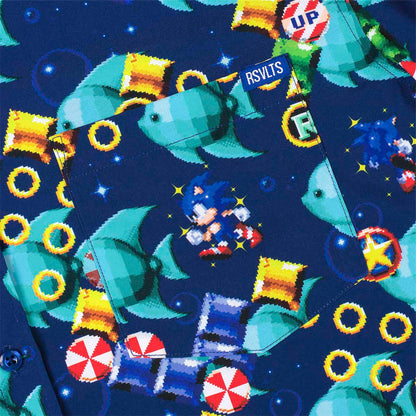 RSVLTS Sonic Short Sleeve Shirt Sonic "Spinning Maze Mayhem" – KUNUFLEX Short Sleeve Shirt Sonic "Spinning Maze Mayhem" – KUNUFLEX Short Sleeve Shirt