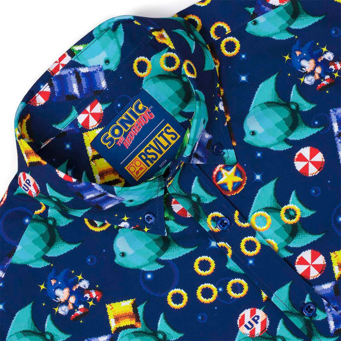 RSVLTS Sonic Short Sleeve Shirt Sonic "Spinning Maze Mayhem" – KUNUFLEX Short Sleeve Shirt Sonic "Spinning Maze Mayhem" – KUNUFLEX Short Sleeve Shirt