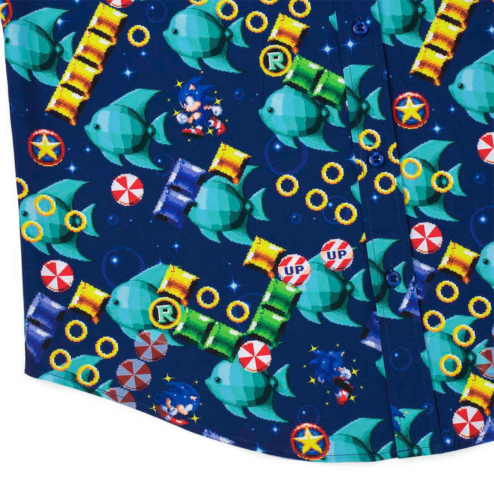 RSVLTS Sonic Short Sleeve Shirt Sonic "Spinning Maze Mayhem" – KUNUFLEX Short Sleeve Shirt Sonic "Spinning Maze Mayhem" – KUNUFLEX Short Sleeve Shirt
