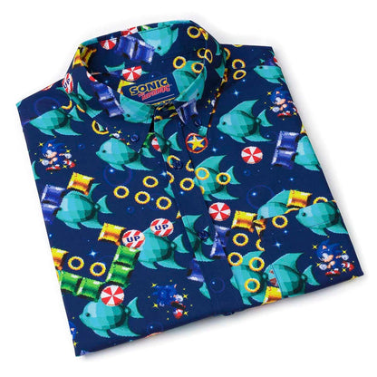 RSVLTS Sonic Short Sleeve Shirt Sonic "Spinning Maze Mayhem" – KUNUFLEX Short Sleeve Shirt Sonic "Spinning Maze Mayhem" – KUNUFLEX Short Sleeve Shirt