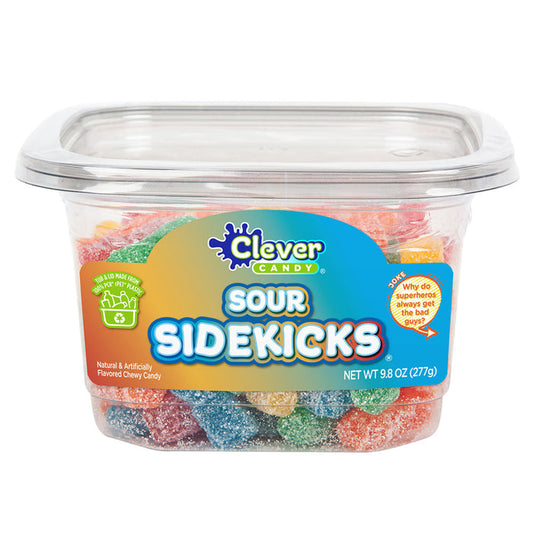 Sour Sidekicks Sour Candy Tub - 12 Count