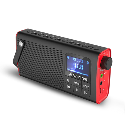 SP850 Portable Radio with Bluetooth Speaker. Connect to your phone, tablet, or PC to play music wirelessly.