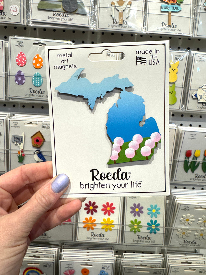 Spring Orchard Michigan Magnet