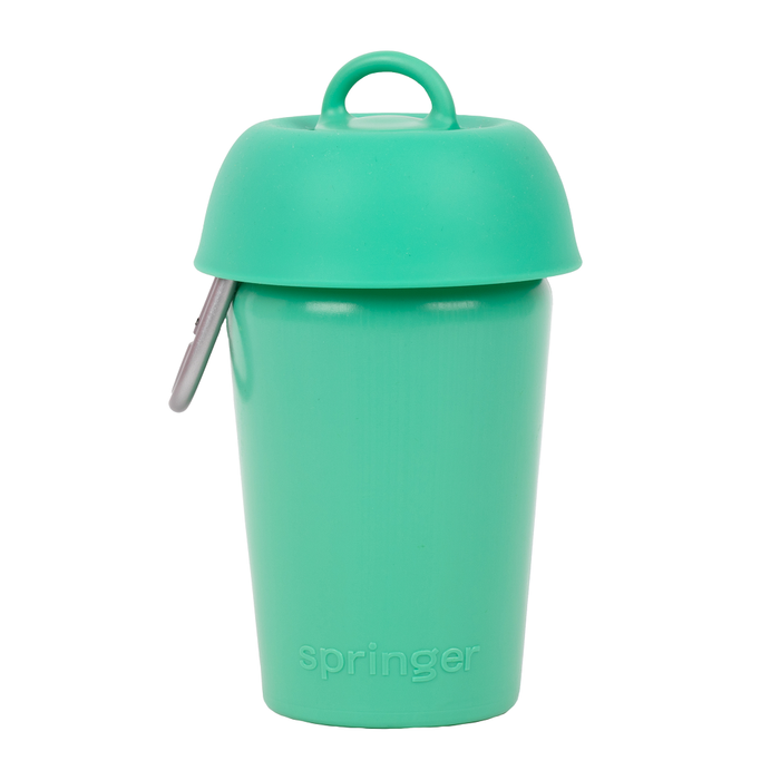 Dog Travel Water Bottle, 20oz, Flip Silicone - Dog.Dog.Cat.