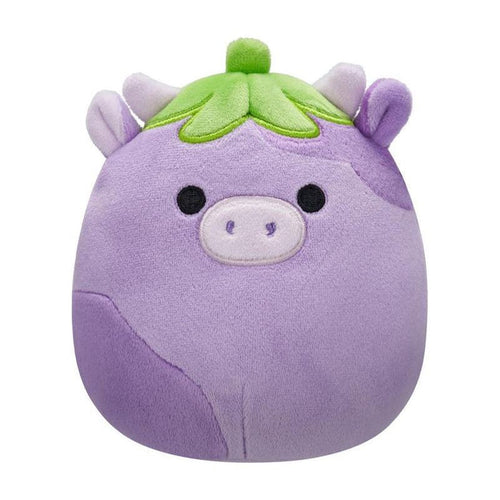 Squishmallow 5 Inch Frederick the Eggplant Cow Plush Toy