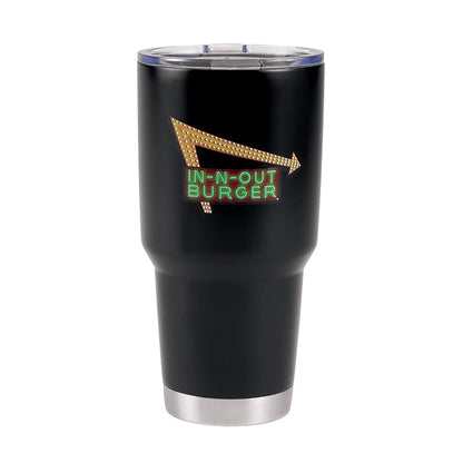 logo on STAINLESS STEEL TUMBLER