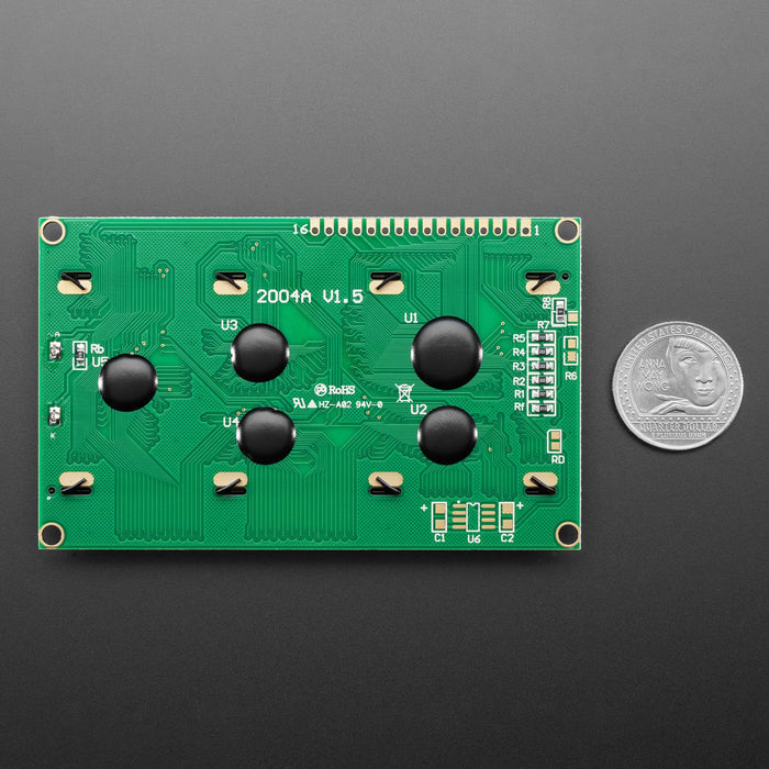 Standard LCD 20x4 + extras (white on blue) by Adafruit - The Pi Hut