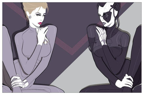 Star Trek Voyager Seven of Nine Art Print Craig Drake poster