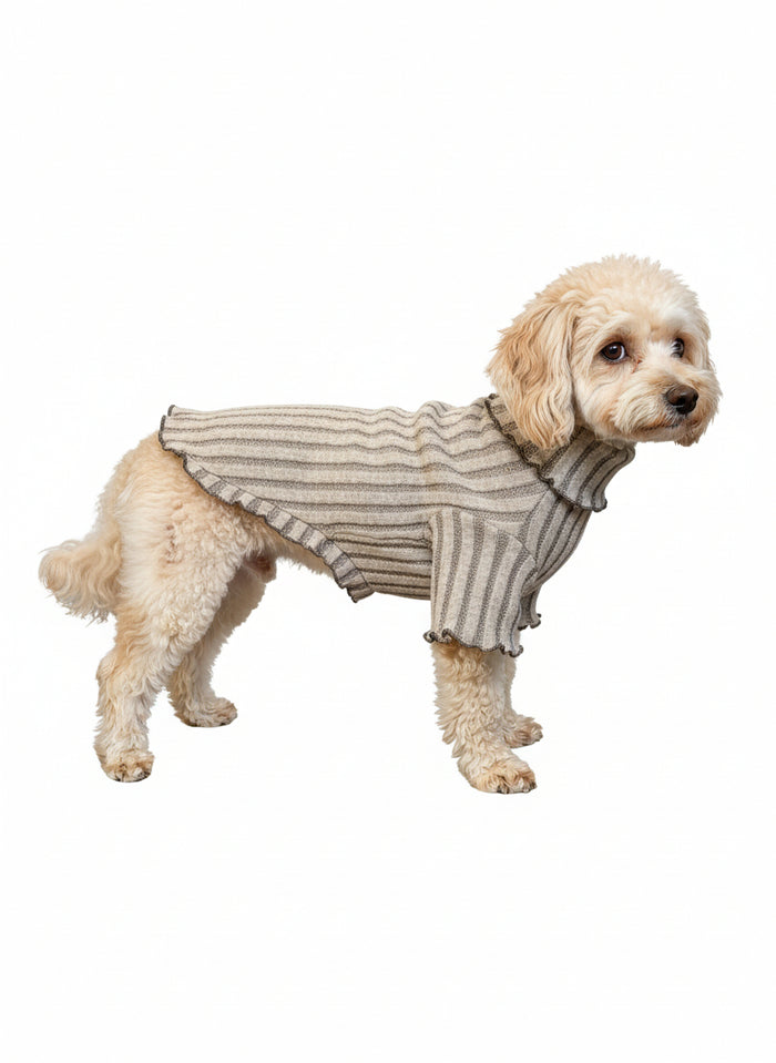 Striped Bow-Tie Base Shirt for Dogs - Dog.Dog.Cat.