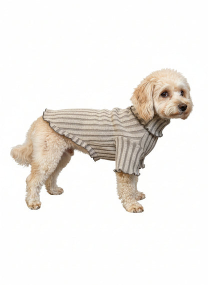 Striped Bow-Tie Base Shirt for Dogs - Dog.Dog.Cat.