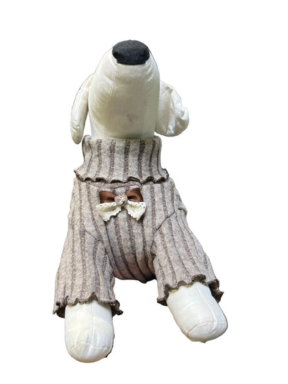 Striped Bow-Tie Base Shirt for Dogs - Dog.Dog.Cat.