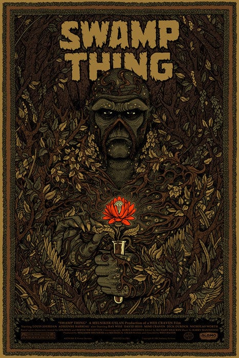 Swamp Thing Variant Florian Bertmer poster