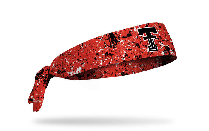 Texas Tech University: Splatter Red Flex Tie Headband - View 2