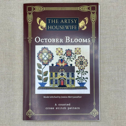 The Artsy Housewife - October Blooms - Chart and/or Roxy Floss Conversion