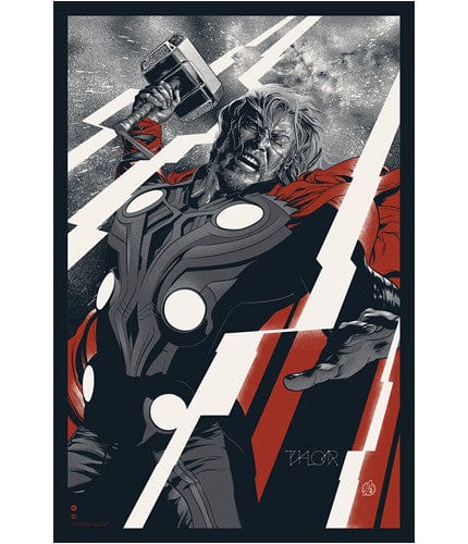 The Avengers Thor   Variant Martin Ansin poster