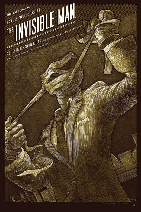 The Invisible Man   Variant Kevin Tong poster