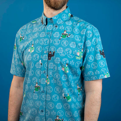 RSVLTS RSVLTS The Office "Recyclops" – Recycled KUNUFLEX Short Sleeve Shirt