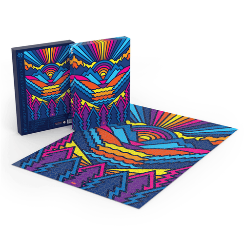 Thick Lines Valley 1000-Piece Puzzle