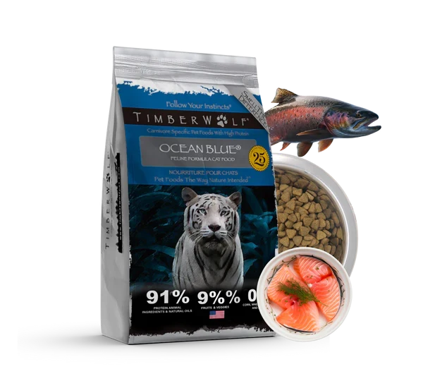 Timberwolf Wild & Natural Legends Dry Cat Food | Grain-Free | High Protein | 3 Flavors | All Life Stages - Dog.Dog.Cat.