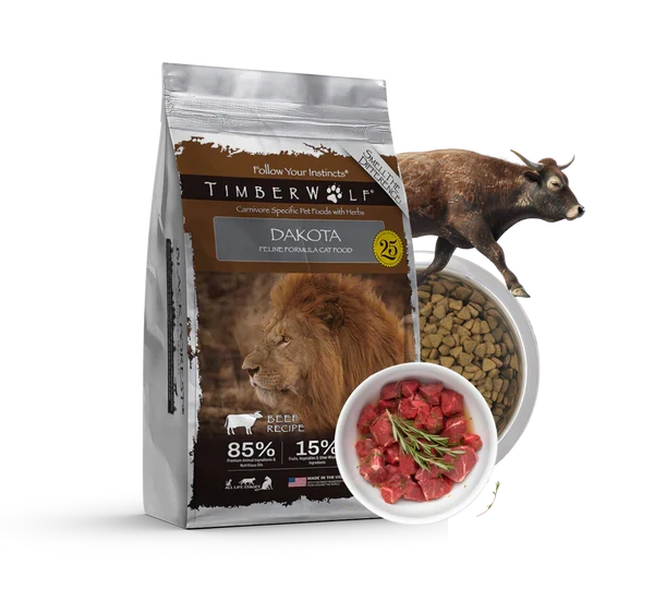 Timberwolf Wild & Natural Legends Dry Cat Food | Grain-Free | High Protein | 3 Flavors | All Life Stages - Dog.Dog.Cat.