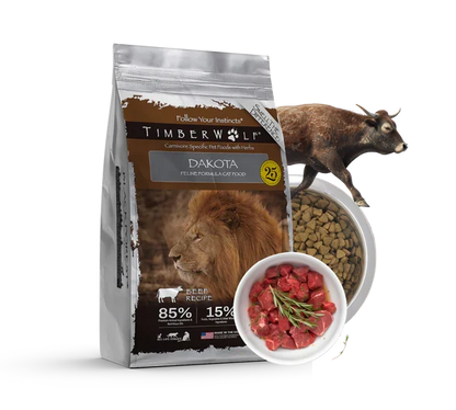 Timberwolf Wild & Natural Legends Dry Cat Food | Grain-Free | High Protein | 3 Flavors | All Life Stages - Dog.Dog.Cat.