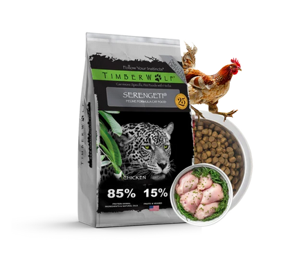 Timberwolf Wild & Natural Legends Dry Cat Food | Grain-Free | High Protein | 3 Flavors | All Life Stages - Dog.Dog.Cat.