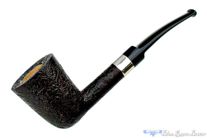 Blue Room Briars is proud to present this Todd Harris Pipe Sandblast Dublin with Silver Band