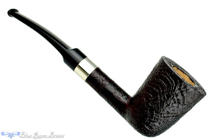 Blue Room Briars is proud to present this Todd Harris Pipe Sandblast Dublin with Silver Band