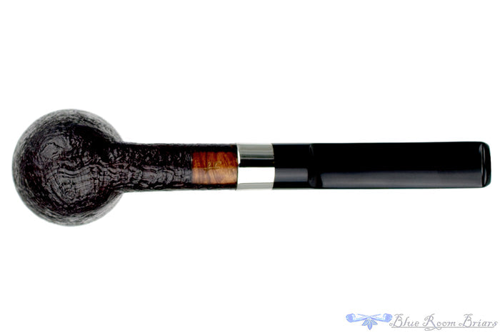 Blue Room Briars is proud to present this Todd Harris Pipe Sandblast Dublin with Silver Band