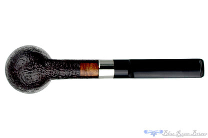 Blue Room Briars is proud to present this Todd Harris Pipe Sandblast Dublin with Silver Band