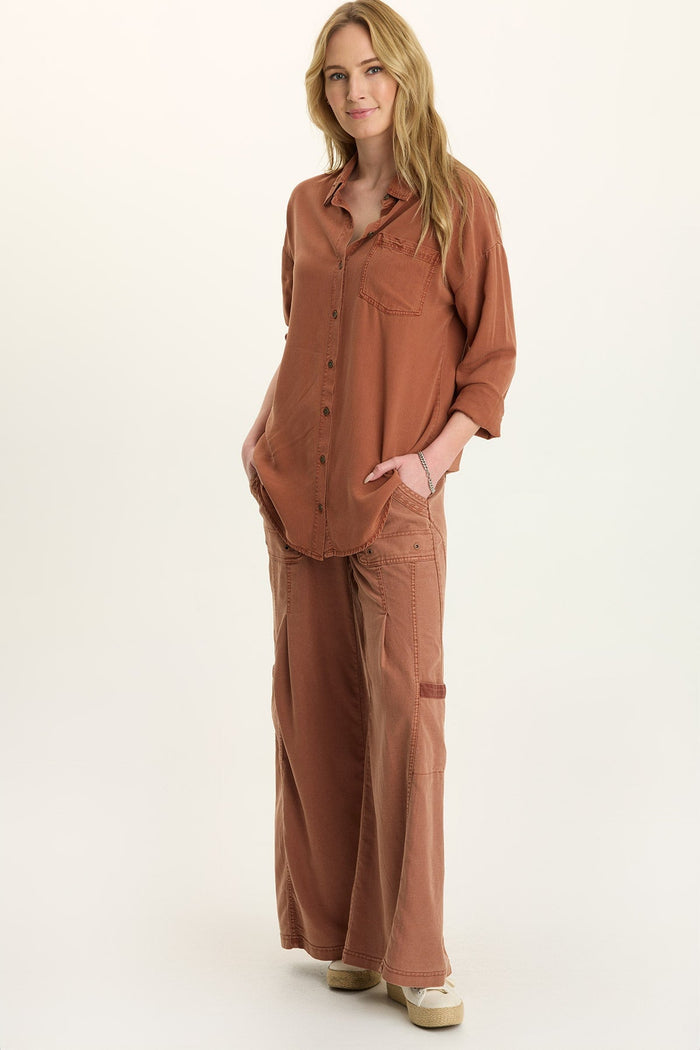 Wearables Tove Twill Cargo Wide-Leg Pant