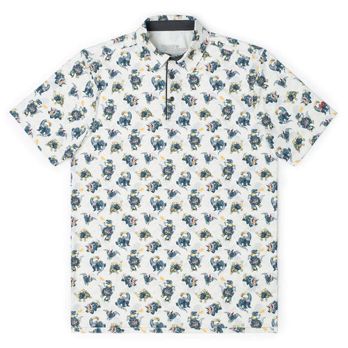 RSVLTS XS Transformers Short Sleeve Shirt Transformers "Dino Might" – All-Day Polo Transformers "Dino Might" – All-Day Polo