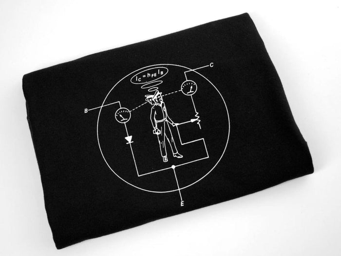 Transistor Man Shirt - Womens Small [Discontinued] by The Pi Hut - The Pi Hut