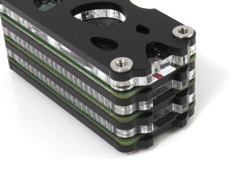 Triple Stack Raspberry Pi Zero Case [discontinued] by C4 Labs - The Pi Hut