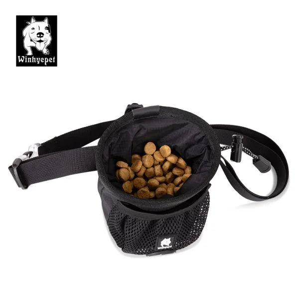 TrueLove Dog Training Treat Pouch - Hands-Free Waist Bag for Treats & Essentials - Dog.Dog.Cat.