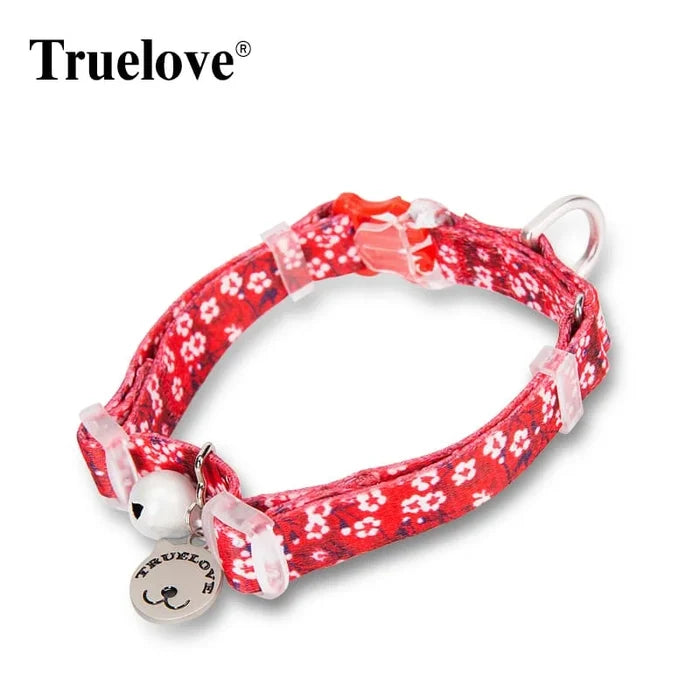 TrueLove Floral Cat Collar TLC5312 Premium Floral Collection Stylish Pet Accessory - Dog.Dog.Cat.