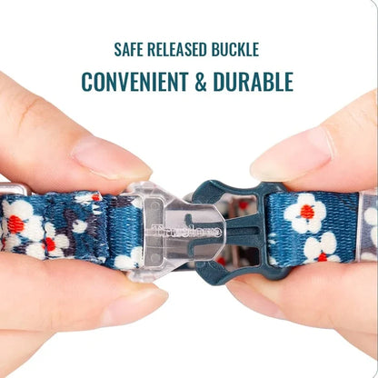 TrueLove Floral Cat Collar TLC5312 Premium Floral Collection Stylish Pet Accessory - Dog.Dog.Cat.