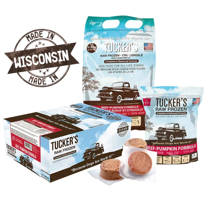 Tucker's Frozen Raw Pumpkin Bulk Patties Variety Pack - In-Store Pickup Only - Dog.Dog.Cat.