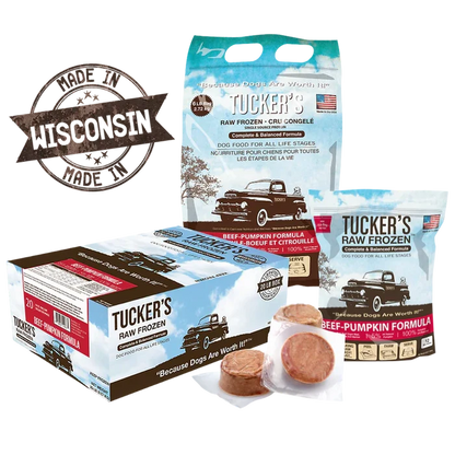 Tucker's Frozen Raw Pumpkin Bulk Patties Variety Pack - In-Store Pickup Only - Dog.Dog.Cat.