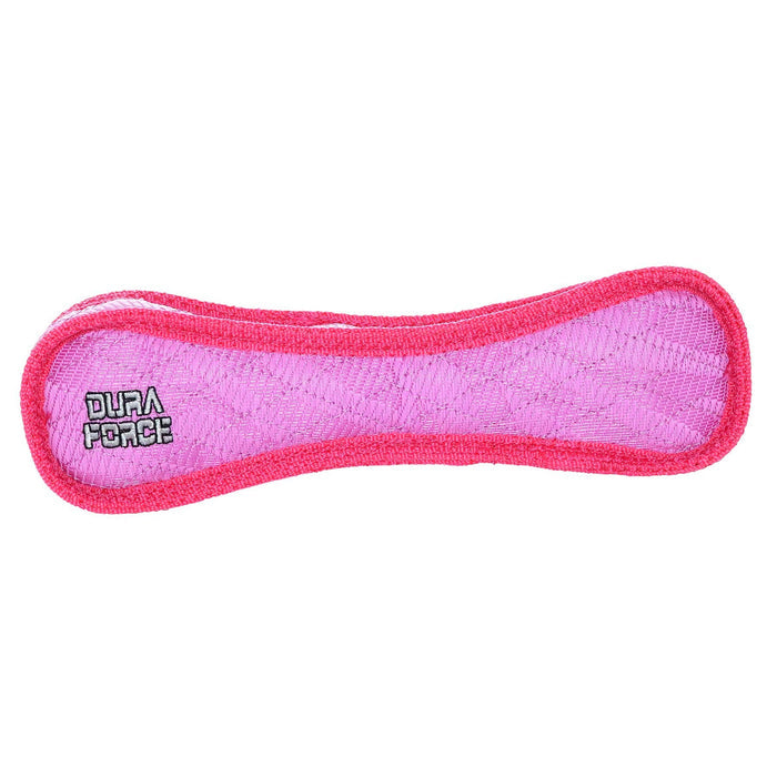 Tuffy Dog Toys - VIP Products - DuraForce Bone Tiger - Pink, Durable, Squeaky Dog Toy - Dog.Dog.Cat.
