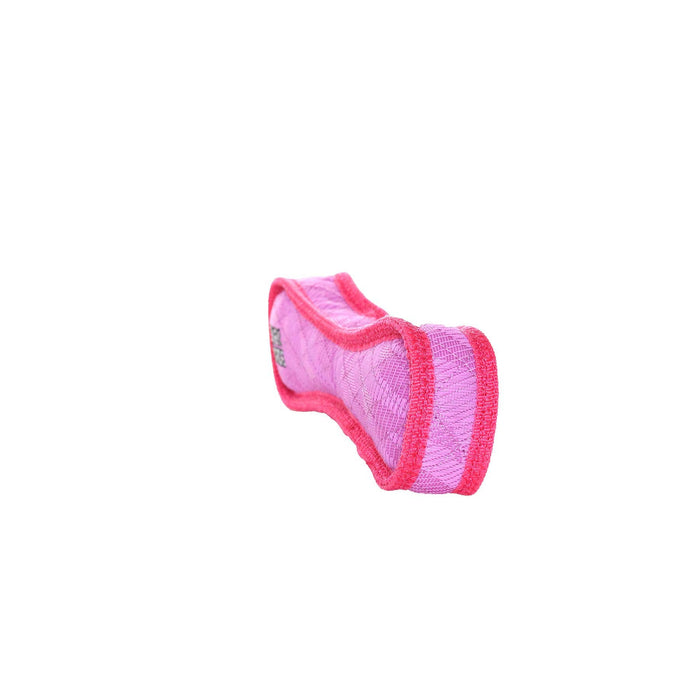 Tuffy Dog Toys - VIP Products - DuraForce Bone Tiger - Pink, Durable, Squeaky Dog Toy - Dog.Dog.Cat.