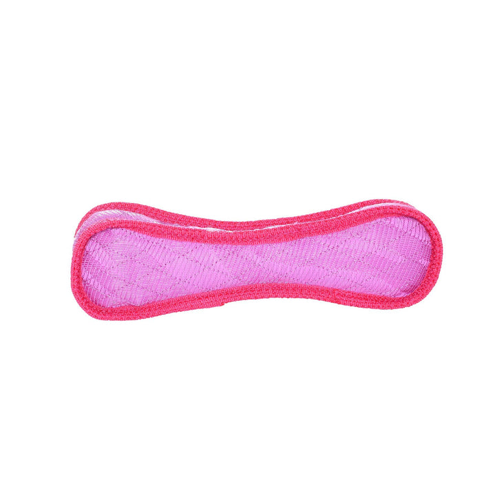 Tuffy Dog Toys - VIP Products - DuraForce Bone Tiger - Pink, Durable, Squeaky Dog Toy - Dog.Dog.Cat.